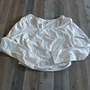 SHEIN White Long Sleeve Top